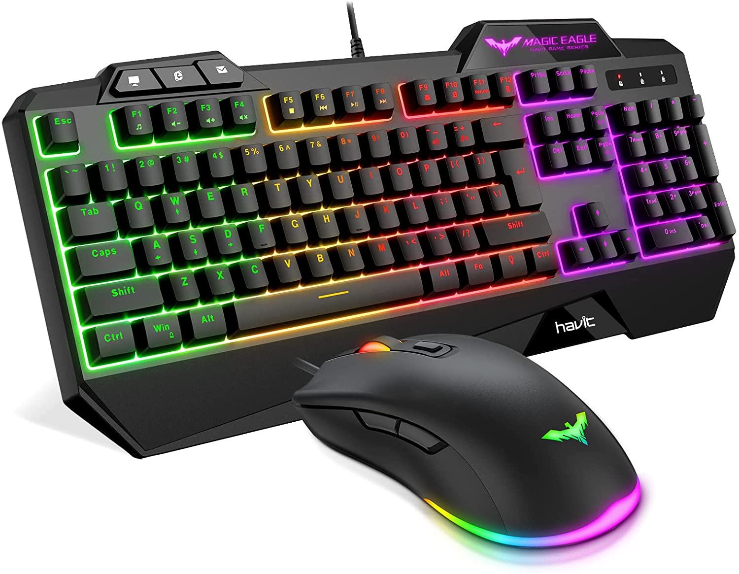 Wired Gaming Keyboard Mouse Combo