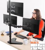 Freestanding 3 Monitor Mount Desk Stand