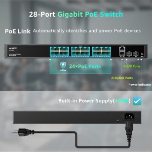 SG528P 28-Port Gigabit PoE Switch