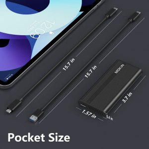 MOKiN M.2 NVME SATA SSD Enclosure Adapter