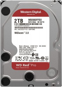 Western Digital 2TB WD Red Pro NAS Internal Hard Drive HDD - 7200 RPM, SATA 6 Gb/s